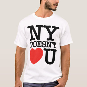 NY doesn't Heart (Love) U T-Shirt