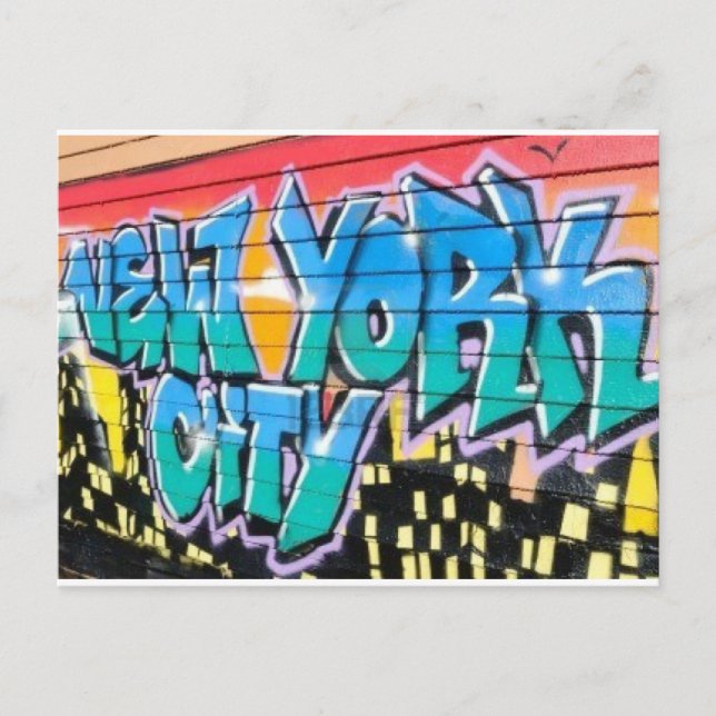 ny graffiti postcard (Front)