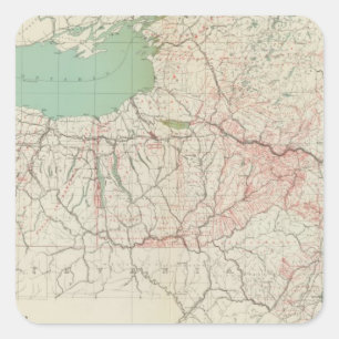 NY land grants, patents, purchases Square Sticker