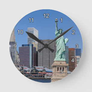 NY LIBERTY 2 ROUND CLOCK