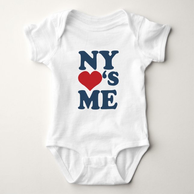 NY Loves Me Baby Bodysuit (Front)