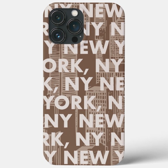 NY NEW YORK Graphic Pattern Case-Mate iPhone Case (Back)