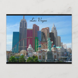 ny ny, las vegas border postcard