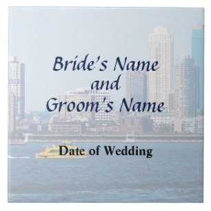 NY - NY Water Taxi Wedding Products Tile