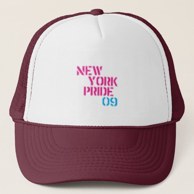ny pride 09 trucker hat (Front)