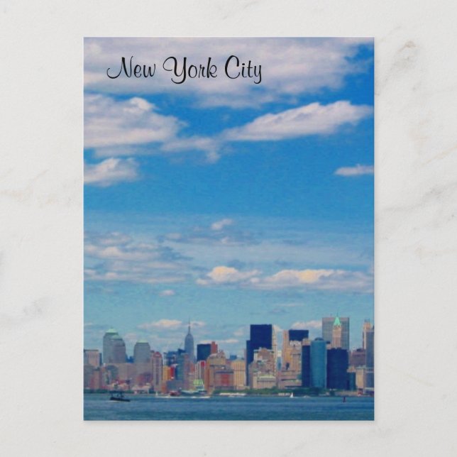 ny skyline postcard (Front)