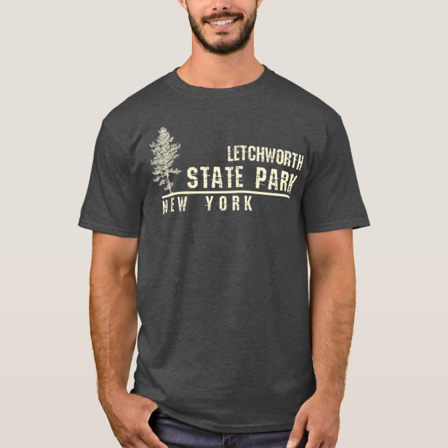 NY Souvenir Gift for Letchworth State Park T-Shirt (Front)