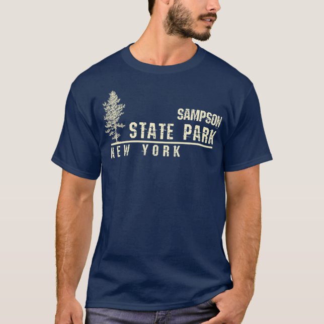 NY Souvenir Gift for Sampson State Park T-Shirt (Front)