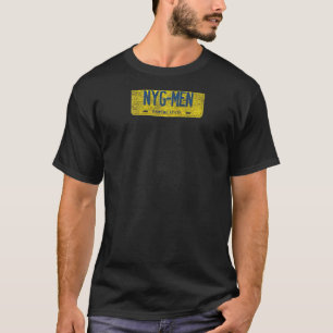 Ny State Vanity License Plate Nyg Men Raglan T-Shirt