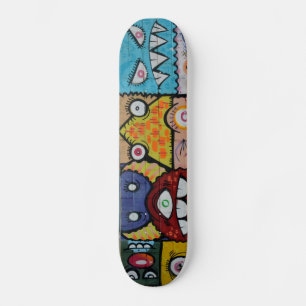NY street art skateboard