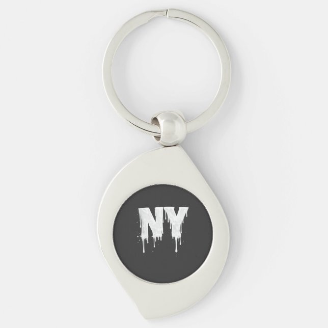 NY Street Vibes Key Ring (Front)