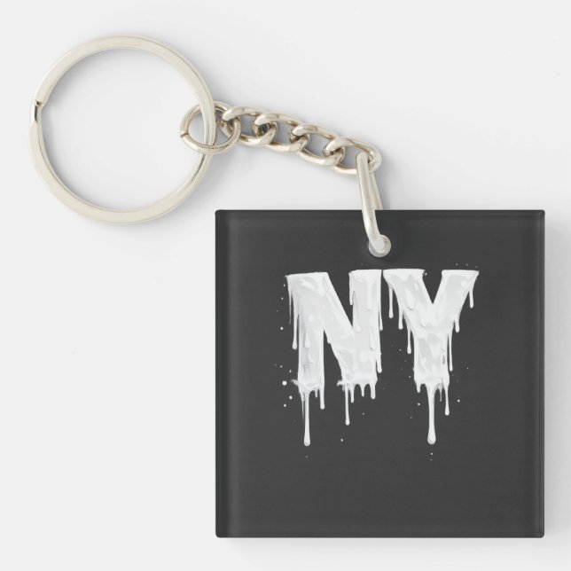 NY Street Vibes Key Ring (Front)