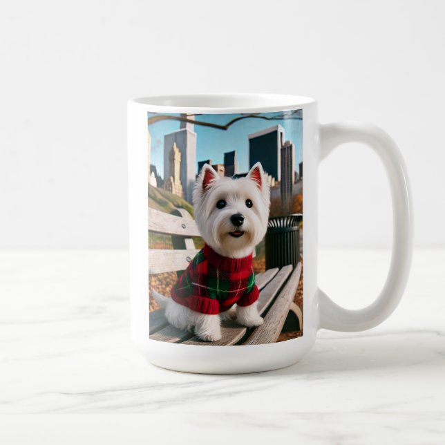 NY Westie Coffee Mug (Right)