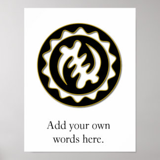 Nyame Ye Ohene | God is King symbol Poster