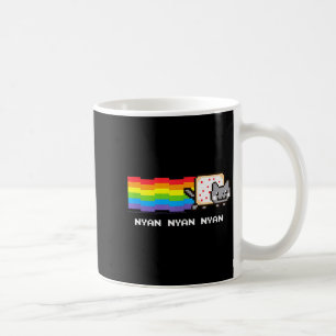 Nyan Cat Nyan Nyan Nyan Rainbow Funny Internet Mem Coffee Mug