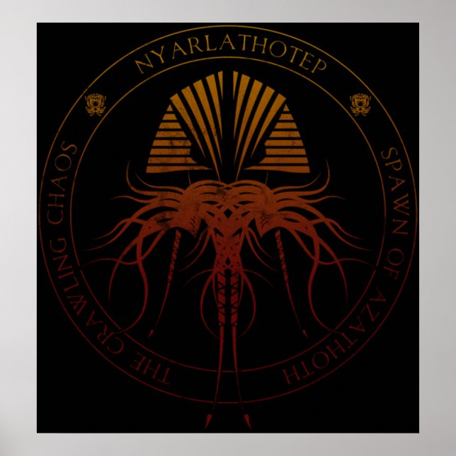 Nyarlathotep Sigil hellfire Poster (Front)