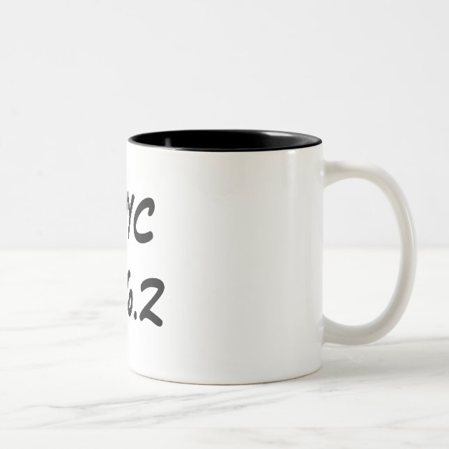 NYC 26.2 Two-Tone COFFEE MUG (Right)