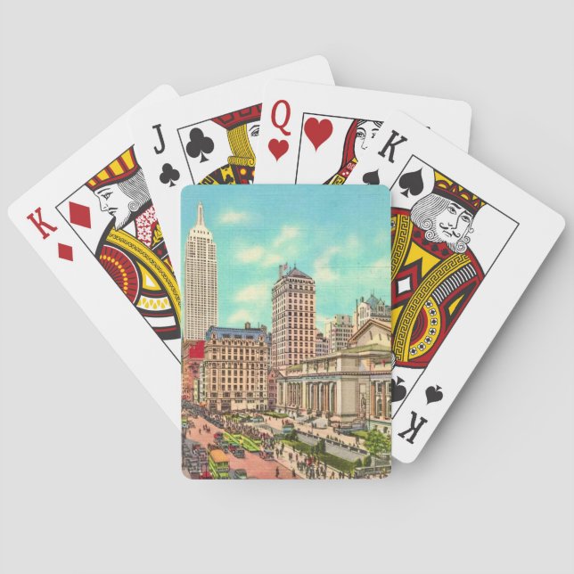 NYC- 42nd Street & 5th Ave. Playing Cards (Back)