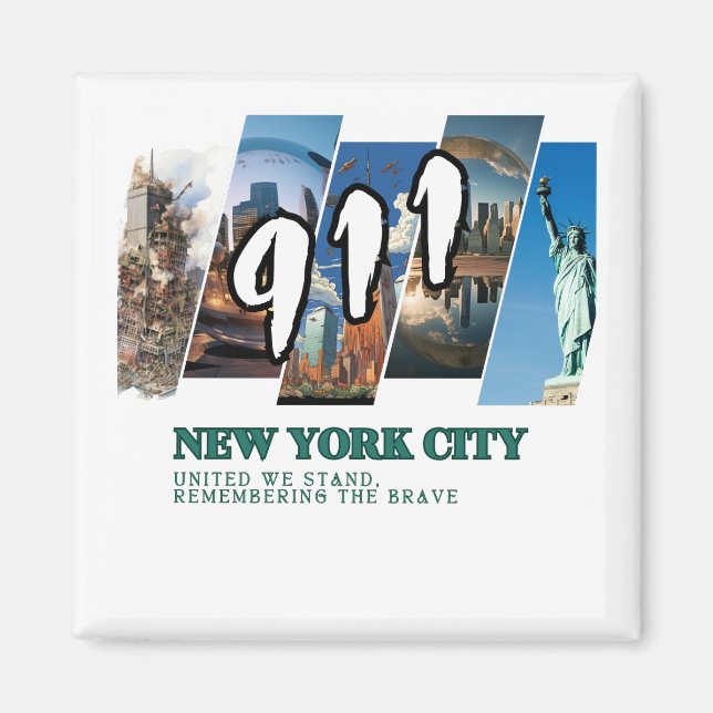 NYC 911 MAGNET (Front)