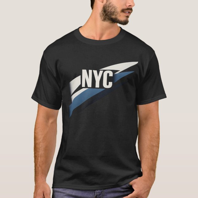 NYC Axis — Architectural Motion Streetwear T-Shirt (Front)