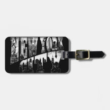 NYC Big Letters Luggage tag