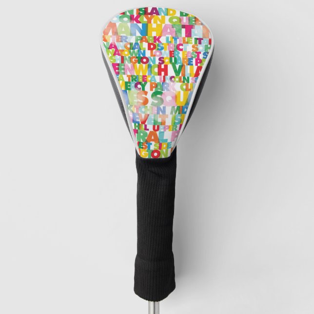 NYC Boroughs  Golf Head Cover (Front)
