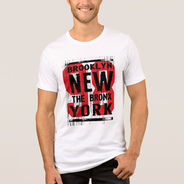 NYC Boroughs Grit Tee – Bold Urban Style (Front)