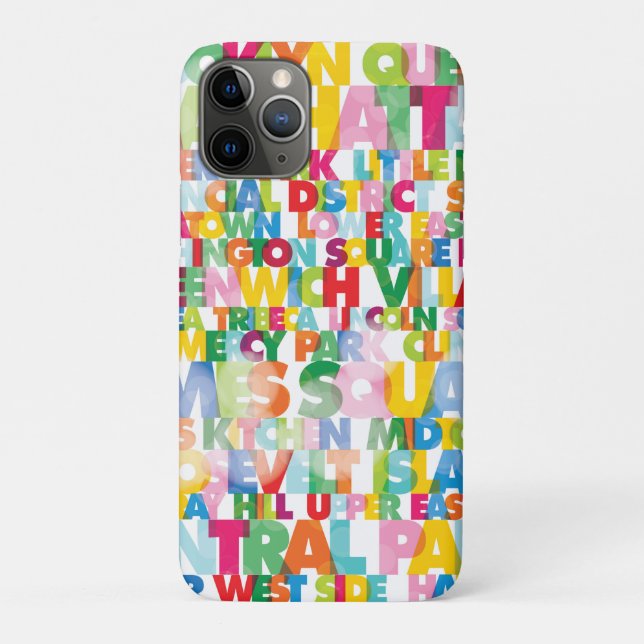NYC Boroughs  iPhone / iPad case (Back)
