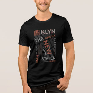 NYC Boroughs Legacy Tri-Blend Shirt