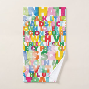 NYC Boroughs Towel