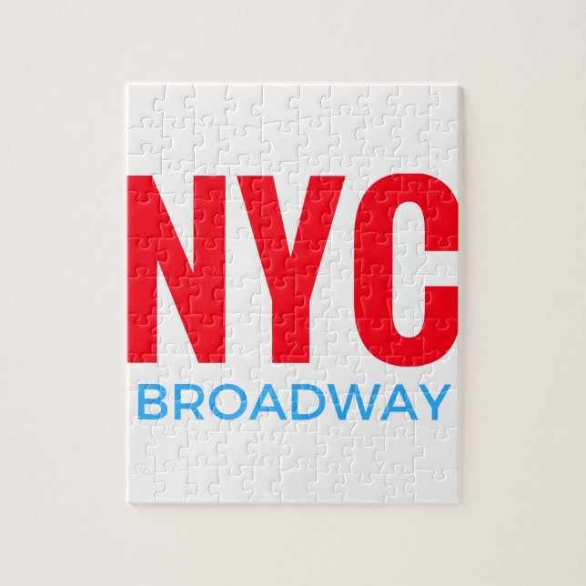 NYC Broadway Jigsaw Puzzle (Vertical)