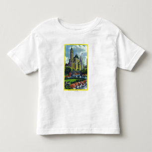 NYC Central Park View of 5th Ave Hotels Toddler T-Shirt