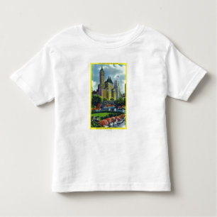 NYC Central Park View of 5th Ave Hotels Toddler T-Shirt
