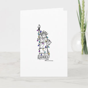 NYC Christmas Hanukkah Holiday Lights New York Card