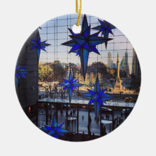 NYC Columbus Circle Christmas Holiday New York NY Ceramic Tree Decoration