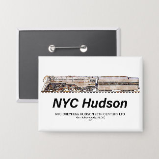 NYC Dreyfuss Hudson Steam Locomotive. Profile