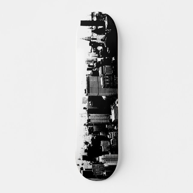 NYC Empire Skyline Skateboard (Front)