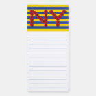 NYC Flag Project Winning Design Magnetic Notepad
