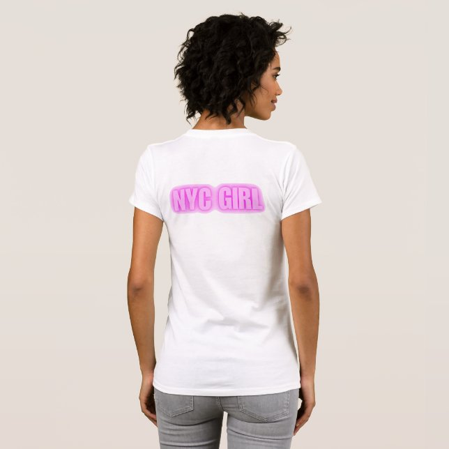 NYC Girl Aesthetic T-Shirt (Back Full)