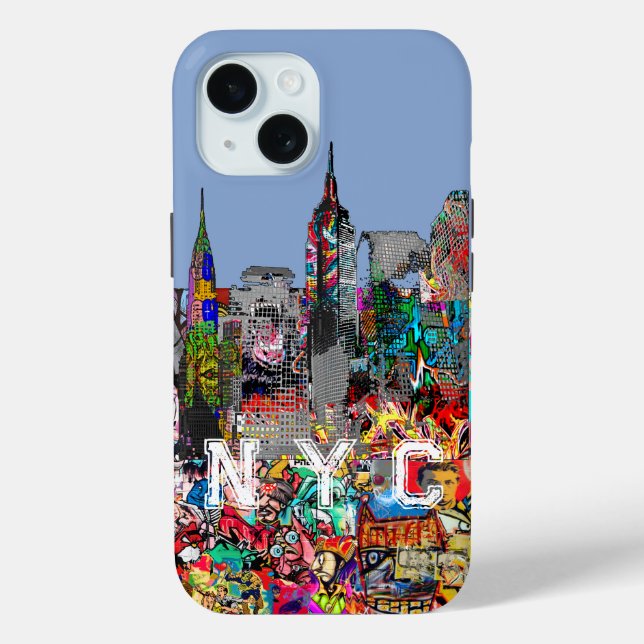 NYC graffiti Case-Mate iPhone Case (Back)
