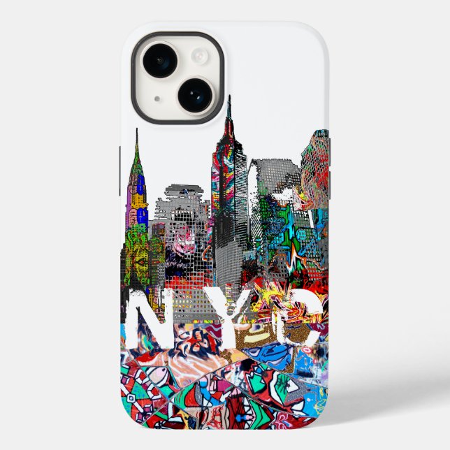 NYC graffiti Case-Mate iPhone Case (Back)