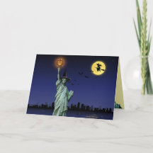 NYC Halloween Greeting Card