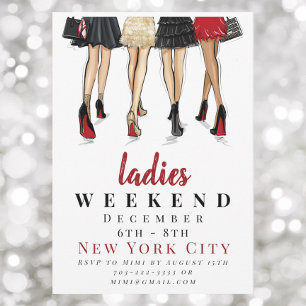 NYC Ladies Weekend Fashion Getaway  Invitation