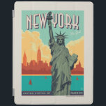 NYC - Lady Liberty iPad Cover<br><div class="desc">Anderson Design Group is an award-winning illustration and design firm in Nashville,  Tennessee. Founder Joel Anderson directs a team of talented artists to create original poster art that looks like classic vintage advertising prints from the 1920s to the 1960s.</div>