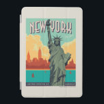 NYC - Lady Liberty iPad Mini Cover<br><div class="desc">Anderson Design Group is an award-winning illustration and design firm in Nashville,  Tennessee. Founder Joel Anderson directs a team of talented artists to create original poster art that looks like classic vintage advertising prints from the 1920s to the 1960s.</div>
