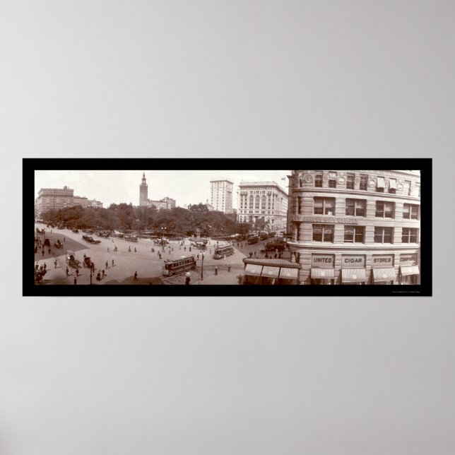 NYC Madison Square Photo 1907 Poster (Front)