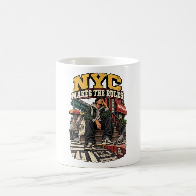 NYC Makes The Rules Coffee Mug (Center)