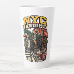 NYC Makes The Rules Latte Mug