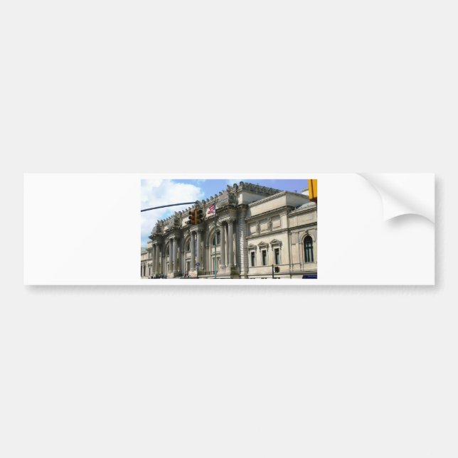 NYC Metropolitan Museum Bumper Sticker (Front)