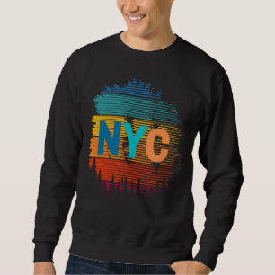 NYC New York City Colourful Design Sweatshirt